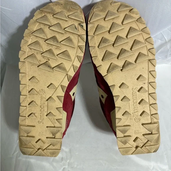 SAUCONY SHADOW S2108-730 MENS ORIGINAL Trainer Red Sand Size 9 Women’s Size 10.5